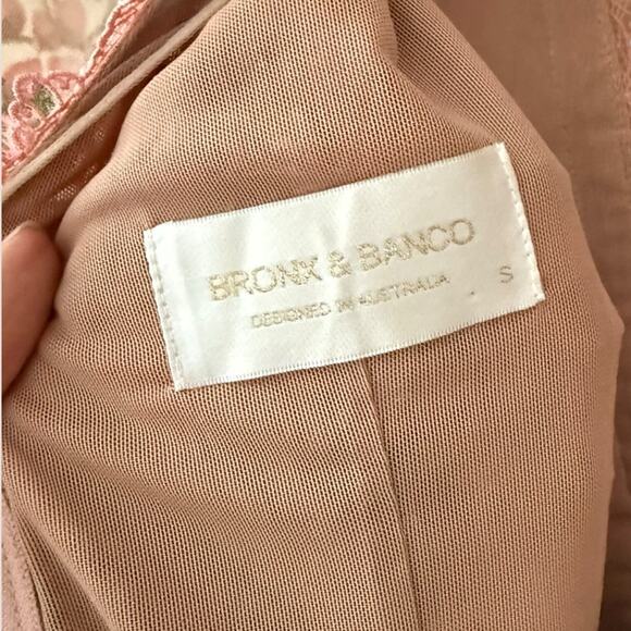 Bronx and Banco Megan Long Sleeve Mini Dress in Rose Pink Small (2-4 US) Women’s - Picture 5 of 13